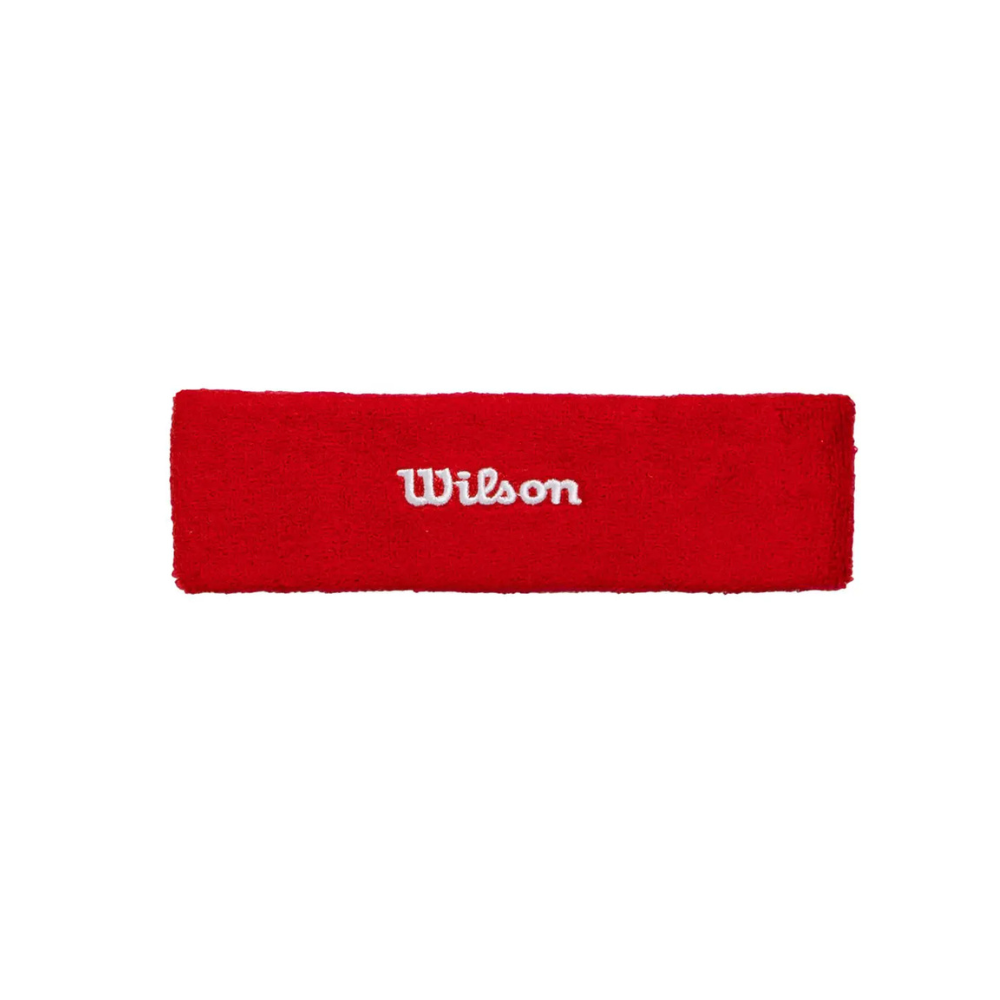 Wilson Elastic Headband - Red