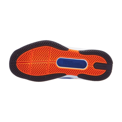 Wilson Rush Pro 5 Junior Tennis Shoes - Blue/White/Orange