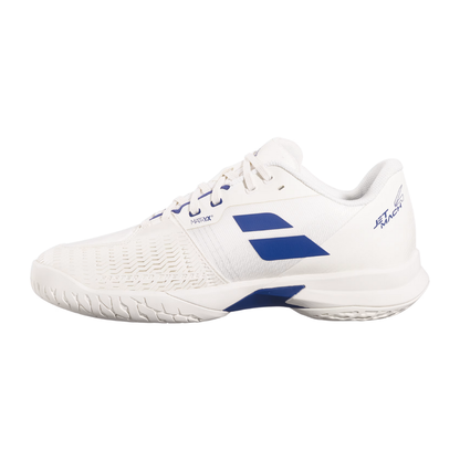 Babolat Jet Mach 4 All Court Men Tennis Shoes - Cream/Dark Blue