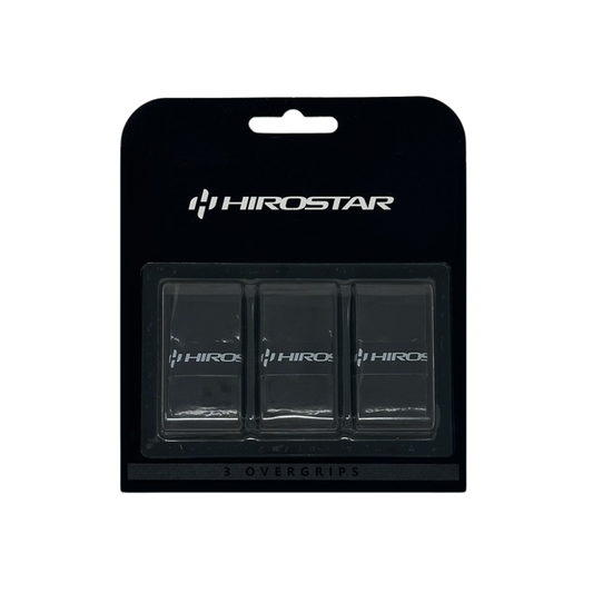 Hirostar 3-Pack Padel Overgrip - Black