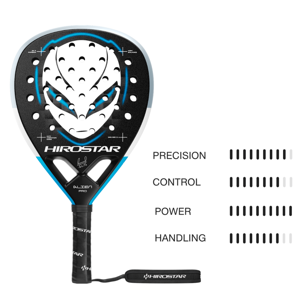 Pala de pádel Hirostar Alien Pro 26 Tolito Aguirre