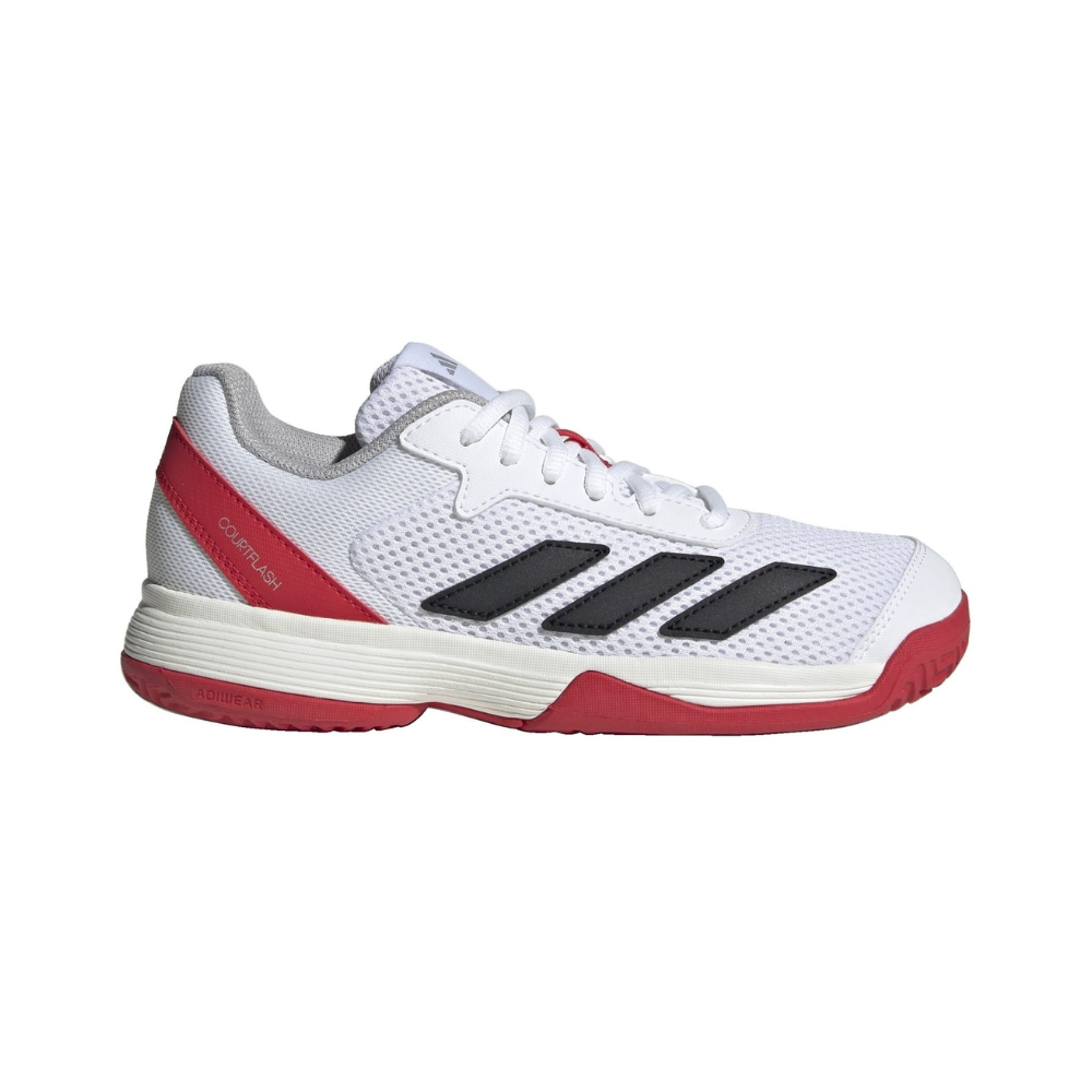 Sapatilhas de Ténis Júnior Adidas Courtflash K All Court - Branco/Verde