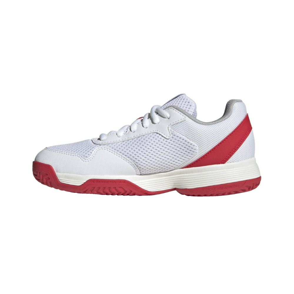Sapatilhas de Ténis Júnior Adidas Courtflash K All Court - Branco/Verde
