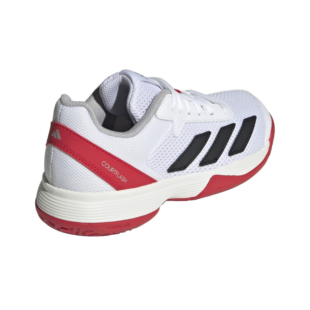 Sapatilhas de Ténis Júnior Adidas Courtflash K All Court - Branco/Verde