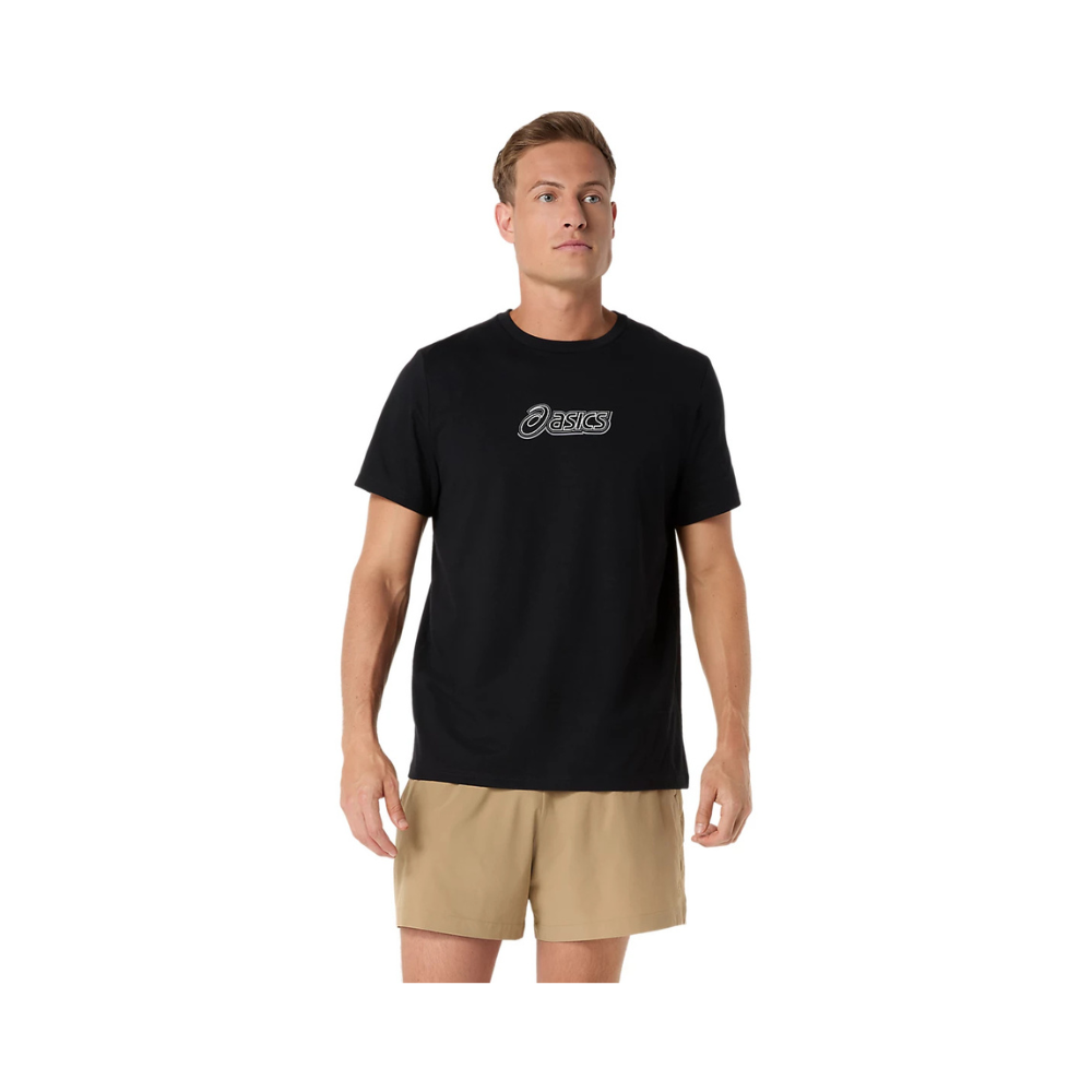 Asics Logo Graphic Men T-Shirt - Performance Black