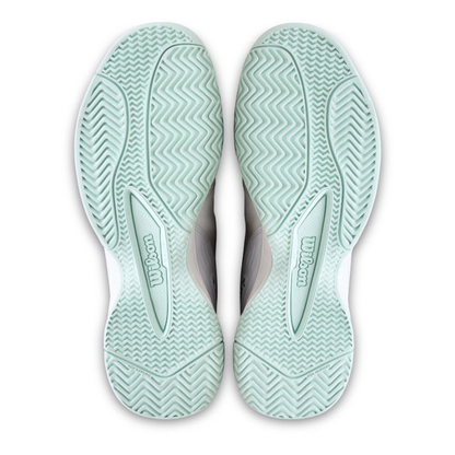 Wilson Rush Pro L Junior Shoes - White/Mint Green
