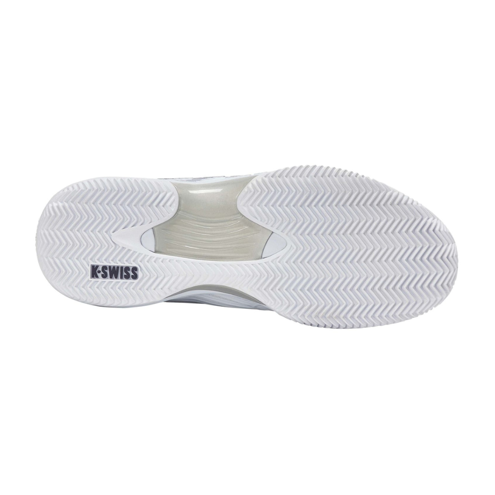 K-Swiss Hypercourt Express 3 Clay Court Men Tennis Shoes - White/Silver