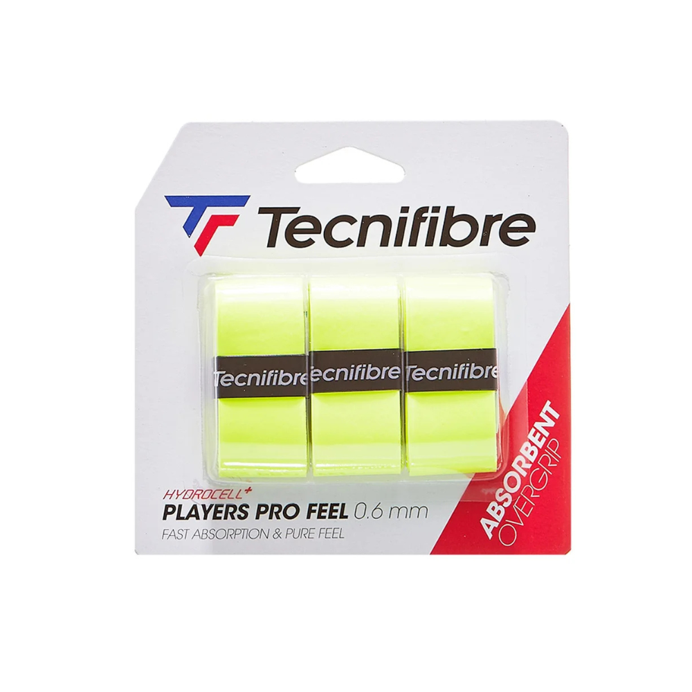 Tecnifibre Profeel Overgrip - Lime 3 Pack