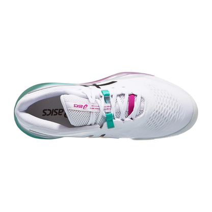 Asics Gel-Resolution X Clay Court Men Tennis Shoes - White/Aurora Green