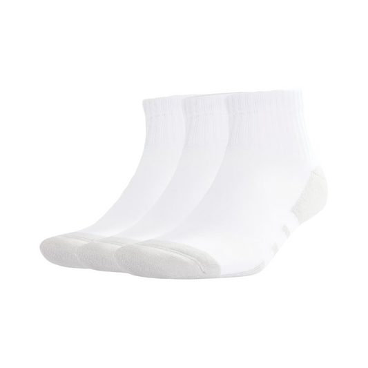 Meias Adidas Cushioned Quarter 3P - Brancas