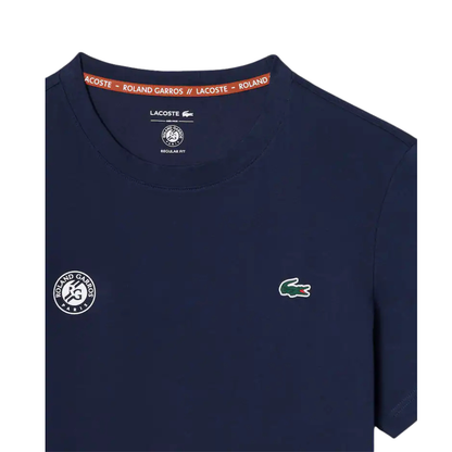 Lacoste Roland Garros Ultra- Dry T-Shirt Men - Navy