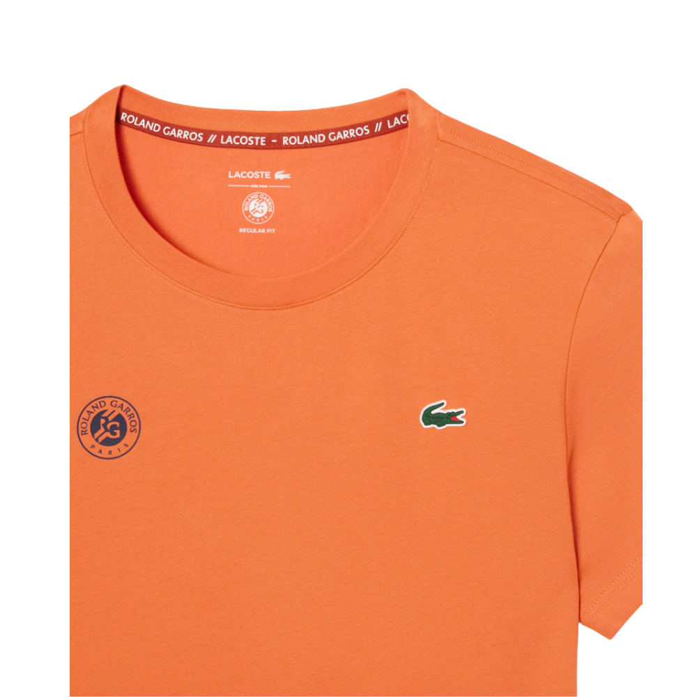 Lacoste Roland Garros Ultra- Dry T-Shirt Men - Orange