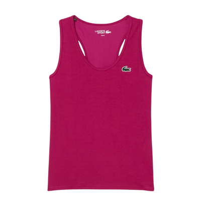 Lacoste Sport Tank Top Slim Fit Women - Rose Fushia
