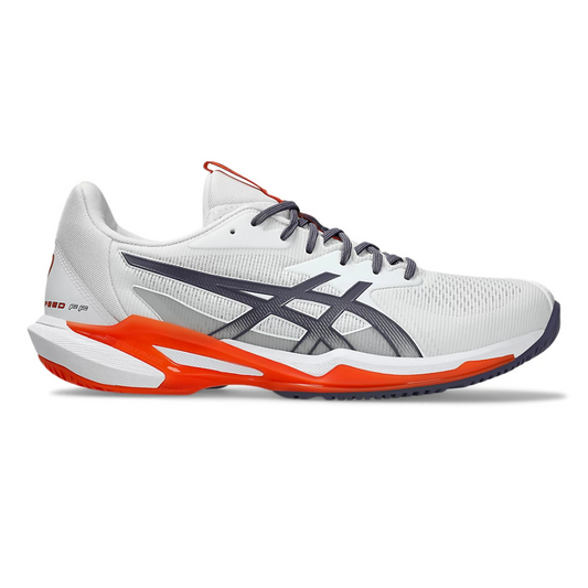 Sapatilhas de Ténis Masculina Asics Solution Speed FF 3 All Court - Branco/Cinza/Roxo