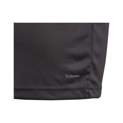 Adidas Club 3 Stripe Boy T-Shirt - Black