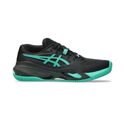 Asics Gel-Resolution X Clay Court Men Tennis Shoes - Black/Aurora Green