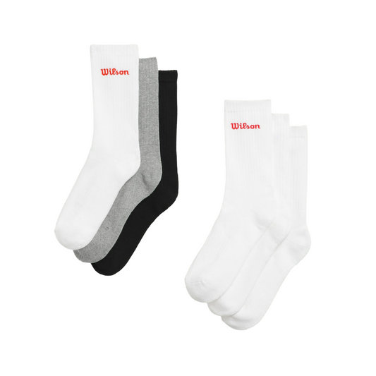 Meias Wilson Crew com logótipo