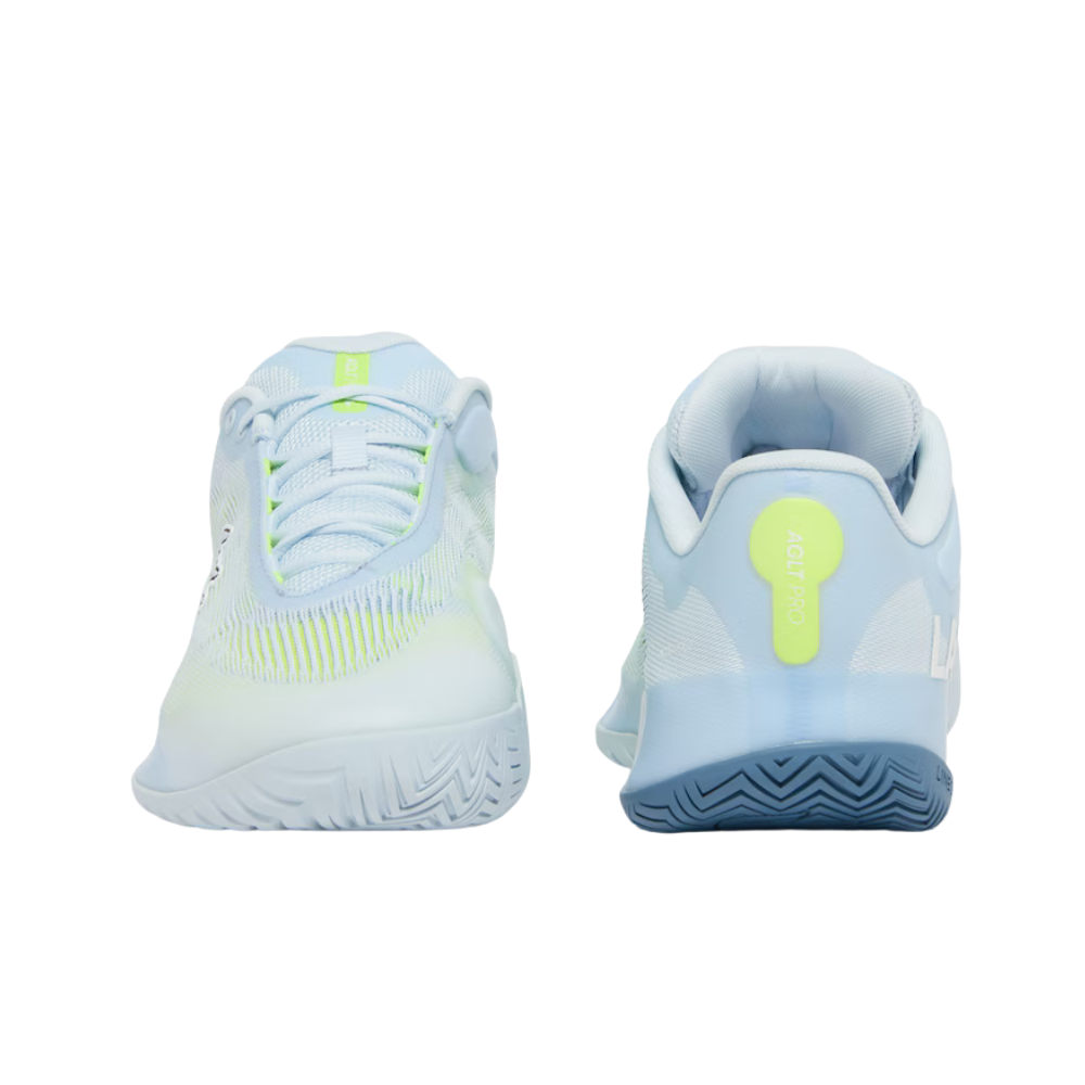 Zapatillas de Tenis Hombre Lacoste AG-LT Pro Piso Mixto - Azul Claro / Amarillo