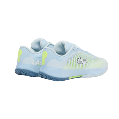 Zapatillas de Tenis Hombre Lacoste AG-LT Pro Piso Mixto - Azul Claro / Amarillo