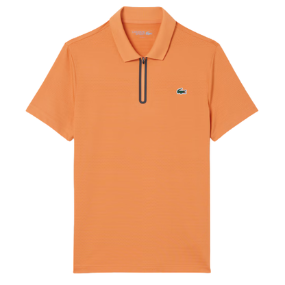Lacoste Polo Jacquard Ultra-Dry Men - Orange