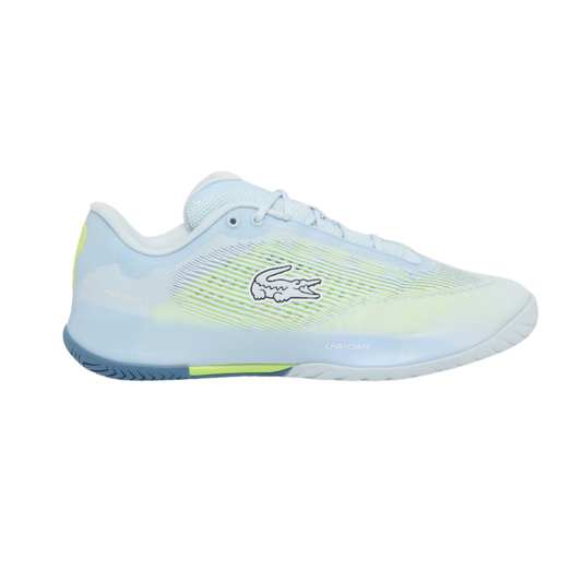 Sapatilhas de Ténis Masculina Lacoste AG-LT Pro All Court - Azul claro / Amarelo
