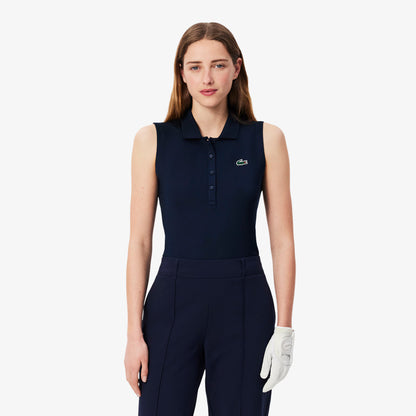 Polo Lacoste Piqué Proteção UV Mulher