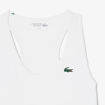 Lacoste Sport Tank Top Slim Fit Women - White