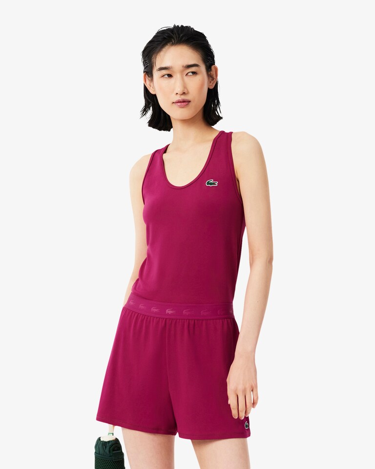 Lacoste Sport Tank Top Slim Fit Women - Rose Fushia