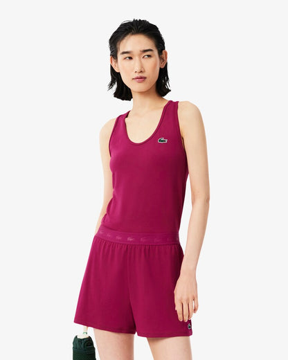 Lacoste Sport Tank Top Slim Fit Women - Rose Fushia