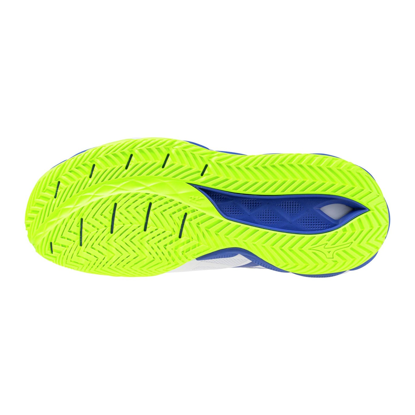 Sapatilhas de Ténis Masculina Mizuno Wave Enforce Tour 2 All Court - Branco/Azul/Amarelo