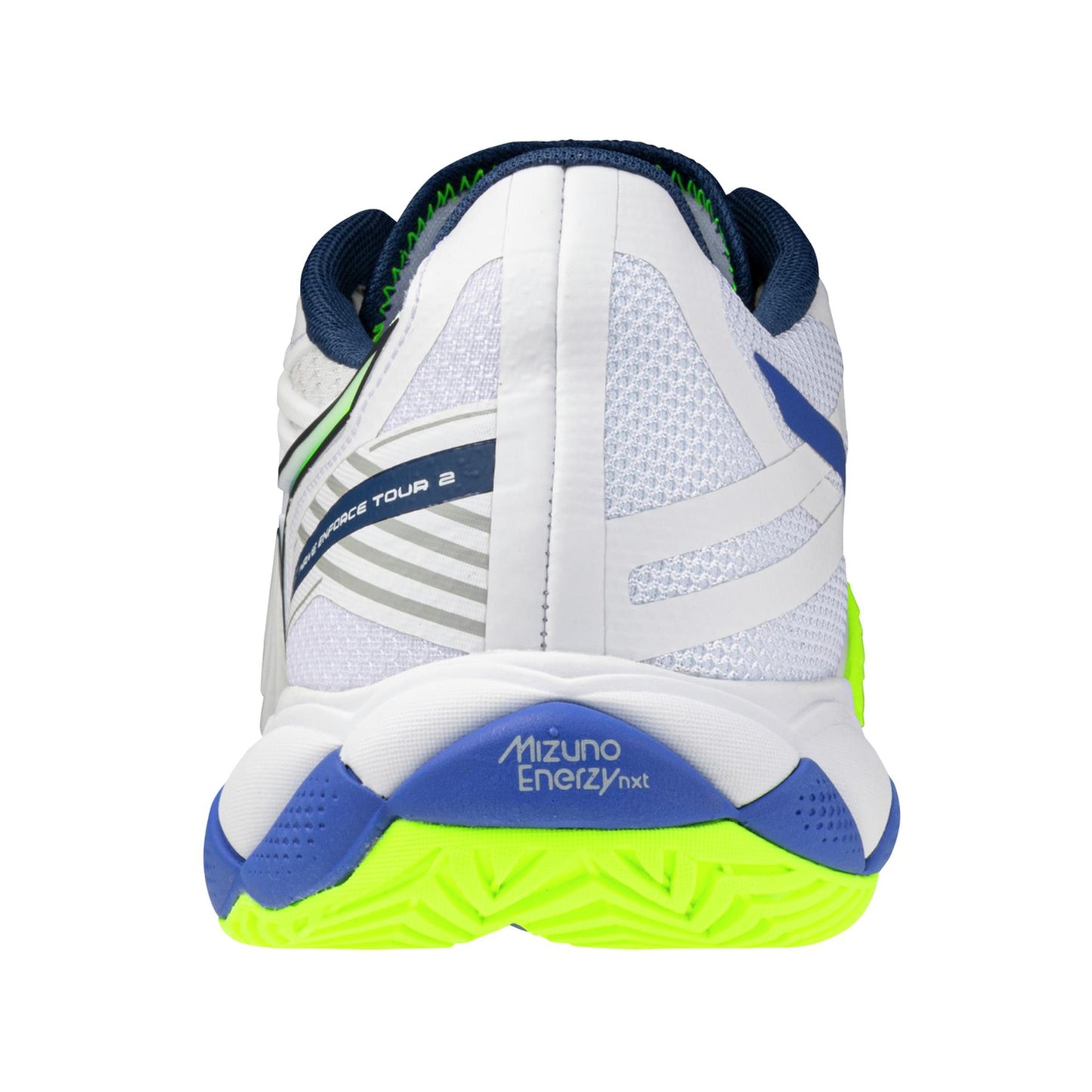 Sapatilhas de Ténis Masculina Mizuno Wave Enforce Tour 2 All Court - Branco/Azul/Amarelo