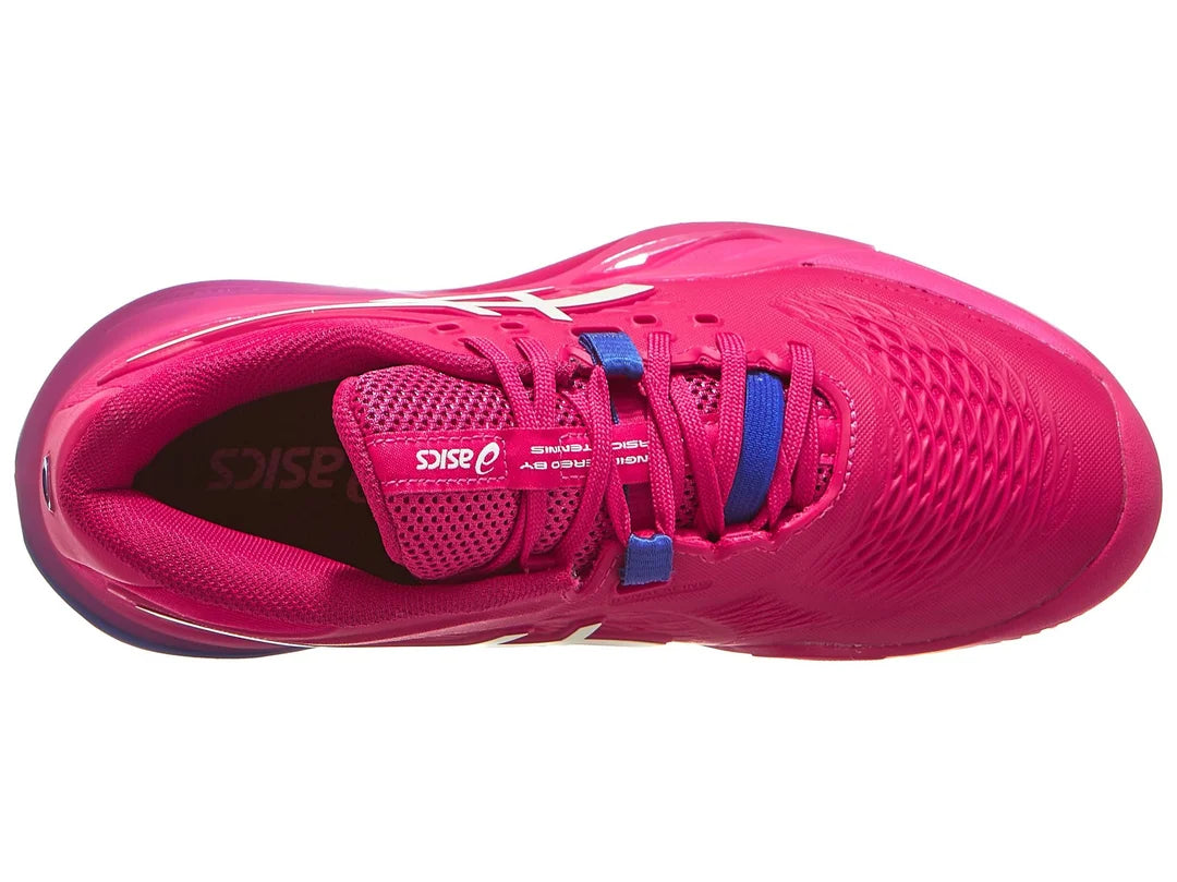 Zapatillas de Tenis Mujer Asics Gel-Resolution X Piso Mixto  - Rosa brillante/Crema