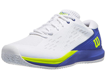 Wilson Rush Pro Ace All Court Tennis Shoes - White/ Amparo Blue