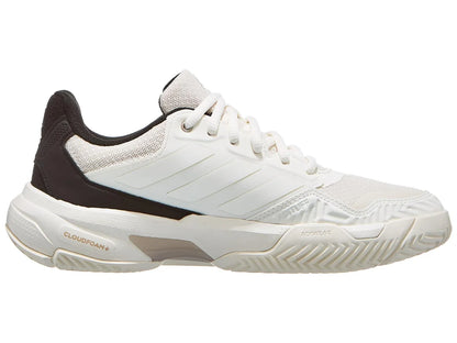 Zapatillas de Tenis Mujer Adidas CourtJam Control 3 Piso Mixto - Blanco/Negro