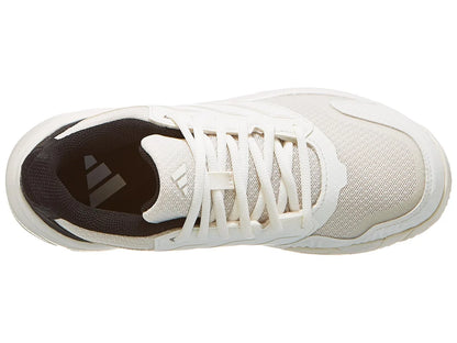 Zapatillas de Tenis Mujer Adidas CourtJam Control 3 Piso Mixto - Blanco/Negro