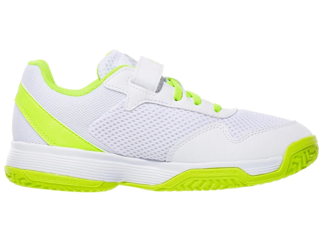 Ténis Adidas Courtflash K Comfort Closure Criança - Branco/Verde
