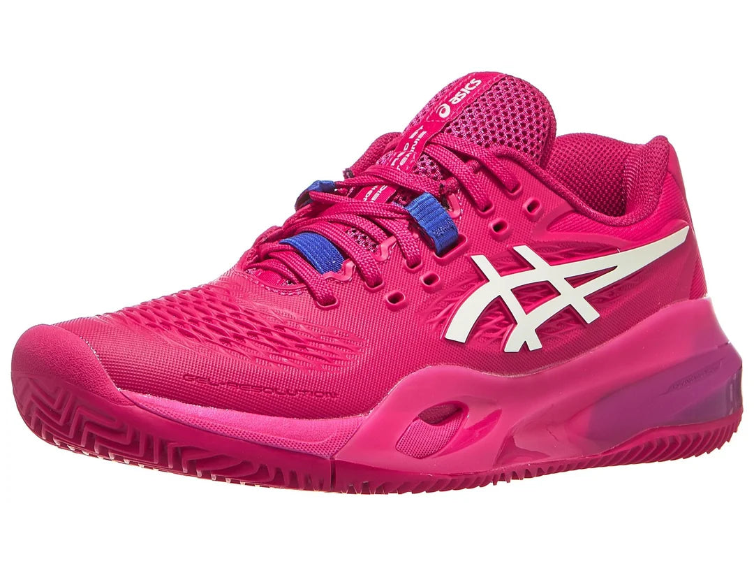 Zapatillas de Tenis Mujer Asics Gel-Resolution X Piso Mixto  - Rosa brillante/Crema