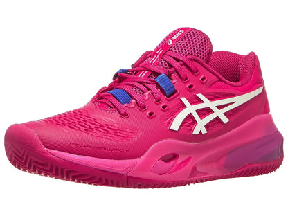 Zapatillas de Tenis Mujer Asics Gel-Resolution X Piso Mixto  - Rosa brillante/Crema