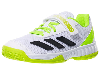 Ténis Adidas Courtflash K Comfort Closure Criança - Branco/Verde