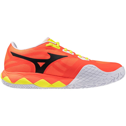 Zapatillas de Pádel Hombre Mizuno Wave Enforce Tour 2 - Naranja/Blanco/Amarillo