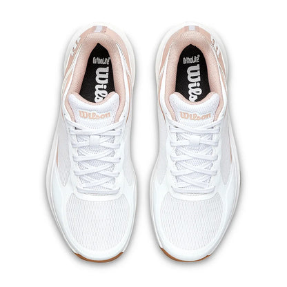 Wilson Hurakn Lite Women Padel Shoes - White/Pink